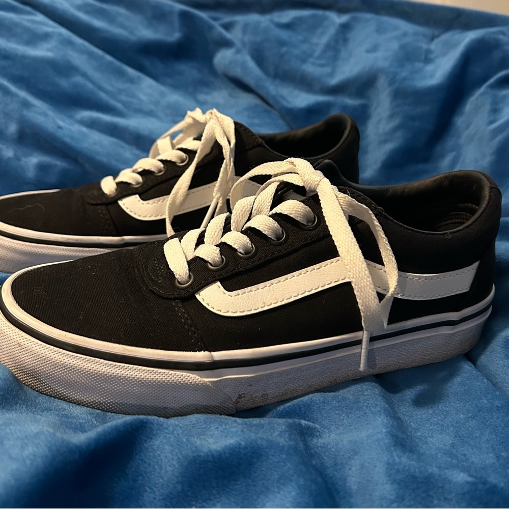 Vans Classic Black and White Sneakers